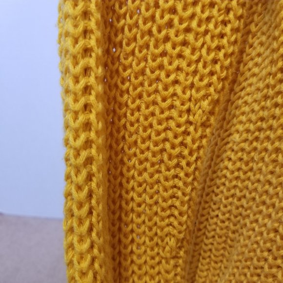 Forenza Victoria's Secret PINK sweater Small open knit crochet pullover v-neck - Picture 7 of 13